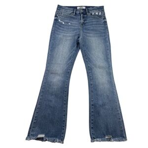 Mica High Rise Crop Flare Jeans